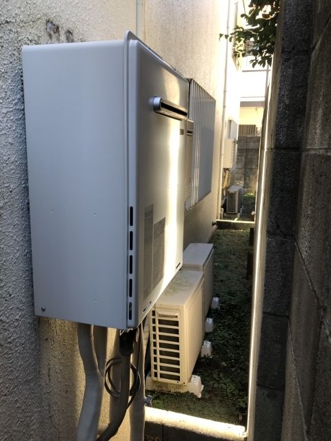 ガス給湯器交換工事　東京都世田谷区　RUF-A1615SAW-B-set-13A