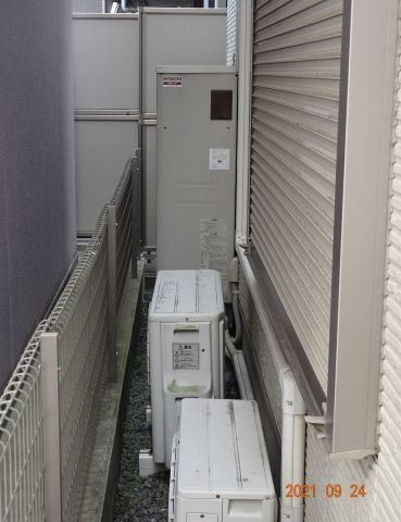 エコキュート交換工事　広島県広島市南区　EQX37VFTV-set - Before