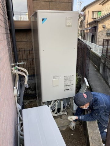エコキュート交換工事　大阪府泉佐野市　EQ37WFV-set - After