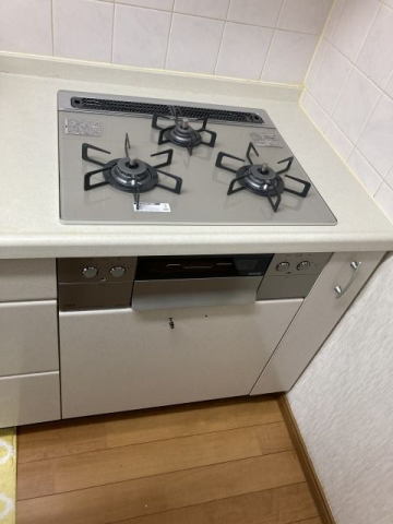 ビルトインガスコンロ交換工事　埼玉県白岡市　N3WS5PWAS6STE-13A