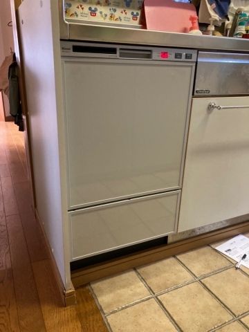 ビルトイン食洗機交換工事　岩手県盛岡市　RSW-F402C-SV