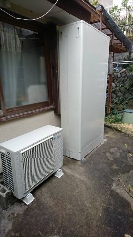 エコキュート交換工事　京都府宇治市　EQ46VFTV-set
