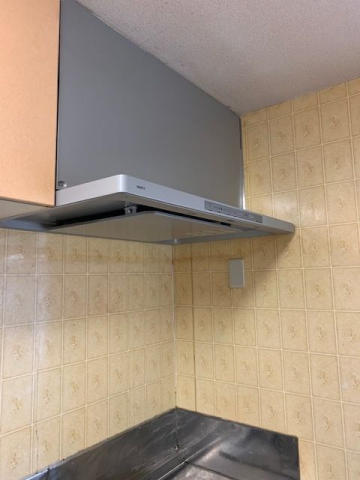 洗面化粧台 レンジフード交換工事　静岡県静岡市葵区　NFG9S22MSI