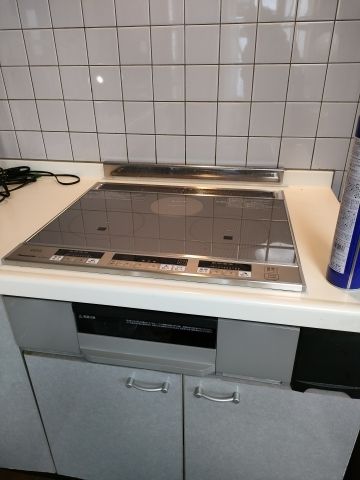 IHクッキングヒーター アクセサリー交換工事　東京都日野市　00000