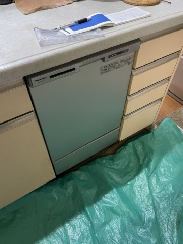 ビルトイン食洗機交換工事　大阪府箕面市　NP-45MC6T