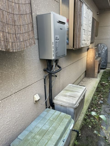 ガス給湯器交換工事　埼玉県川越市　RUF-E2406SAW-LPG