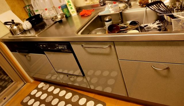 ビルトイン食洗機交換工事　静岡県掛川市　EW-45V1S - Before