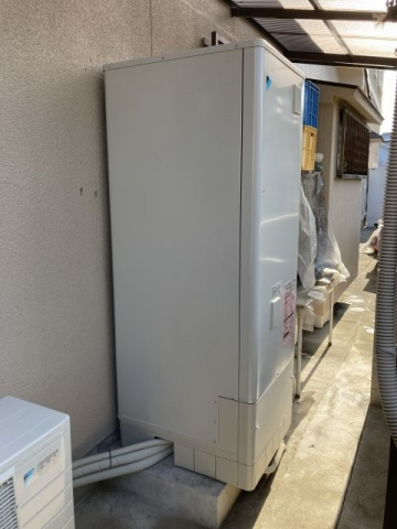 エコキュート交換工事　大阪府大阪狭山市　EQ37WFV-set