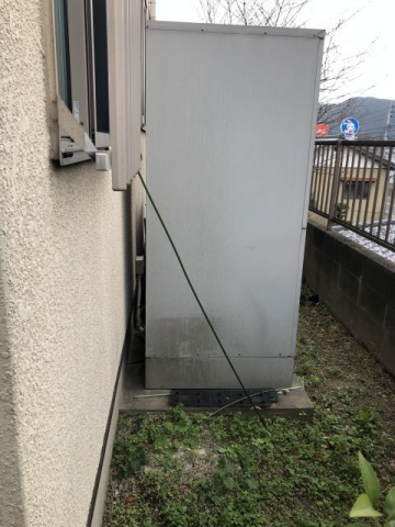 エコキュート交換工事　福岡県福岡市早良区　EQN46VFV-set - Before