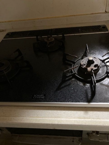 ビルトインガスコンロ交換工事　神奈川県鎌倉市　PKD-N34V-13A - Before