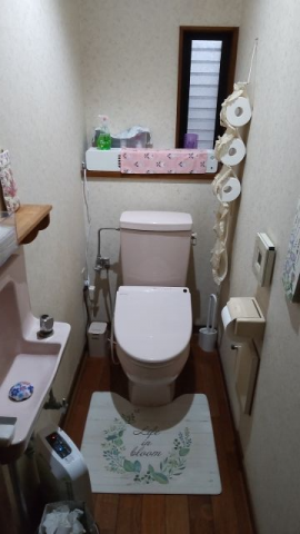 トイレ交換工事　福岡県柳川市　TCF4833AKS-SR2 - Before