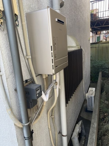 ガス給湯器交換工事　埼玉県吉川市　FH-E2421SAWL-set-13A
