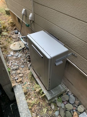 ガス給湯器交換工事　静岡県静岡市清水区