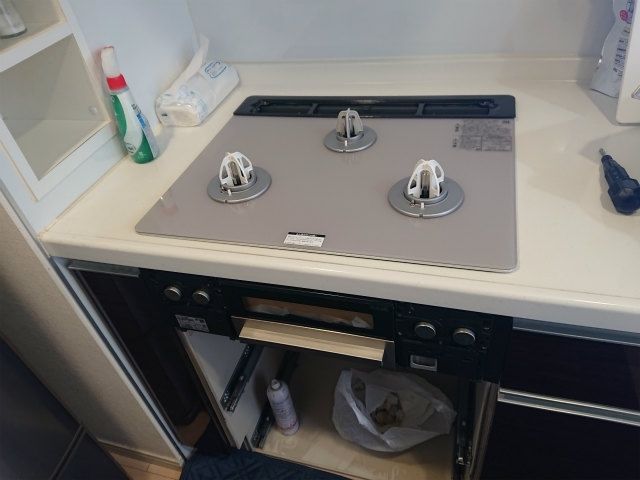 ビルトインガスコンロ交換工事　長野県松本市　RHS31W32L24RSTW-13A - After