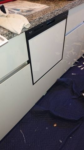 ビルトイン食洗機交換工事　東京都世田谷区　RSW-404A-B