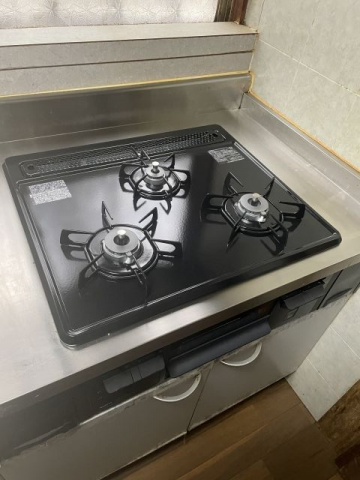 ビルトインガスコンロ交換工事　福岡県福岡市博多区　N3GT2RVQ1-13A