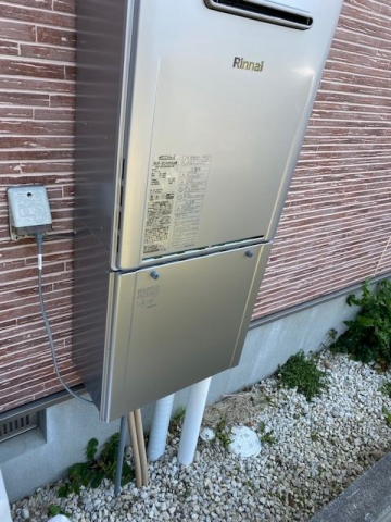 ガス給湯器交換工事　滋賀県甲賀市　RUF-E2406SAW-set-LPG