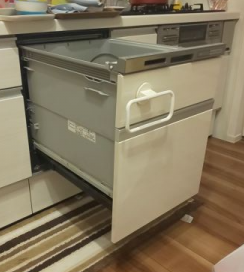 ビルトイン食洗機交換工事　千葉県千葉市花見川区　RSW-F402C-SV - Before