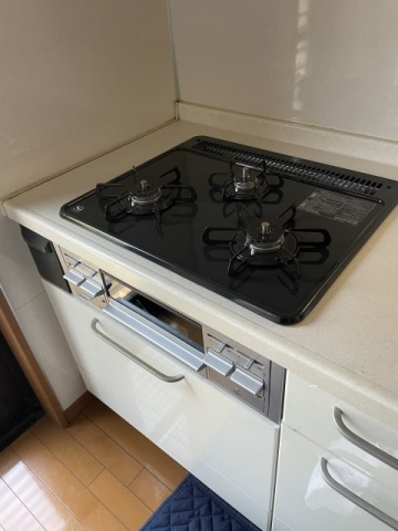 ガス給湯器 ビルトインガスコンロ 蛇口交換工事　埼玉県さいたま市見沼区　GT-2460SAWX-2-BL-set-13A - After