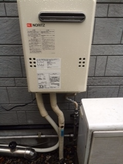 給湯器交換工事　岐阜県揖斐郡池田町　GQ-2039WS-LPG