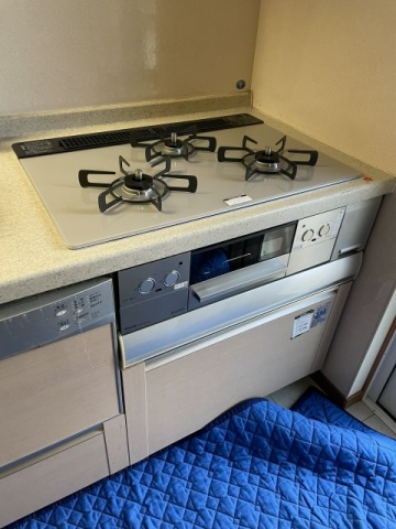 ビルトインガスコンロ交換工事　大阪府吹田市　RHS71W32L24RSTW-13A - After