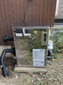 石油給湯器交換工事　埼玉県入間郡毛呂山町　UKB-SA381A-MS