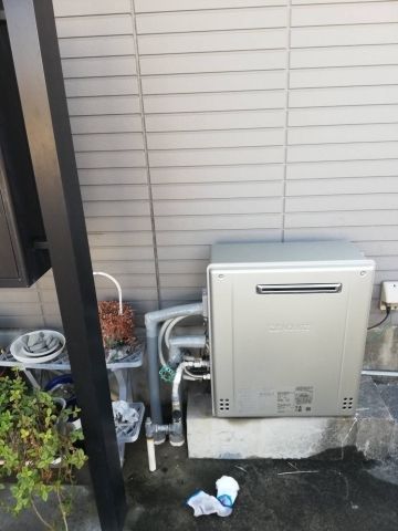 ガス給湯器交換工事　愛知県知多郡阿久比町