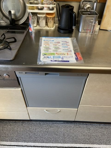 ビルトイン食洗機交換工事　埼玉県鴻巣市