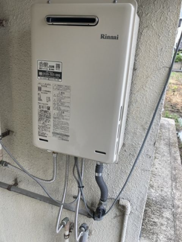 ガス給湯器交換工事　大阪府岸和田市　RUJ-A1610W-set-13A - After