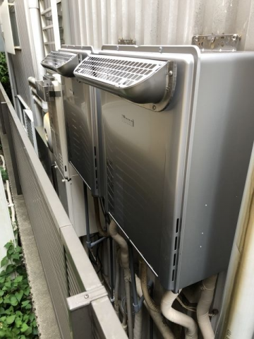 ガス給湯器 ガス給湯器 ガス給湯器交換工事　東京都中野区　RUF-E2406AW-set-13A