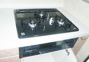 ビルトインガスコンロ交換工事　東京都東久留米市　N3GN2RSQ1(L/R) - After