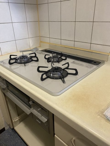 レンジフード ビルトインガスコンロ交換工事　東京都板橋区　PD-509WS-60CV-13A - After