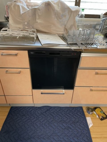 ビルトイン食洗機交換工事　大阪府箕面市　RSW-404A-B