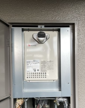 ガス給湯器交換工事　大阪府寝屋川市　GQ-1639WE-T-1-BL-set-13A