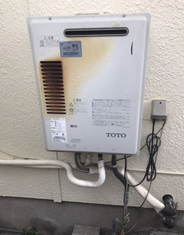 ガス給湯器交換工事　大阪府大阪狭山市　GT-2060SAWX-2-BL-set-13A - Before