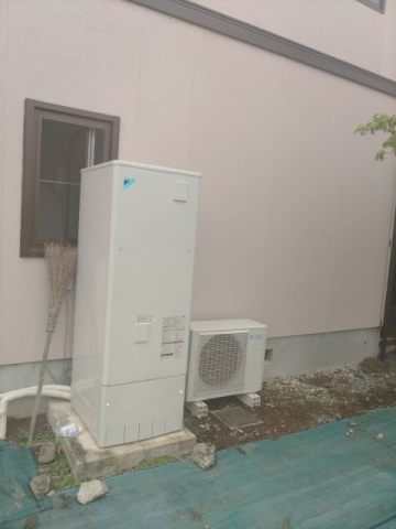 エコキュート交換工事　山梨県甲斐市　EQ37WFV-set - After