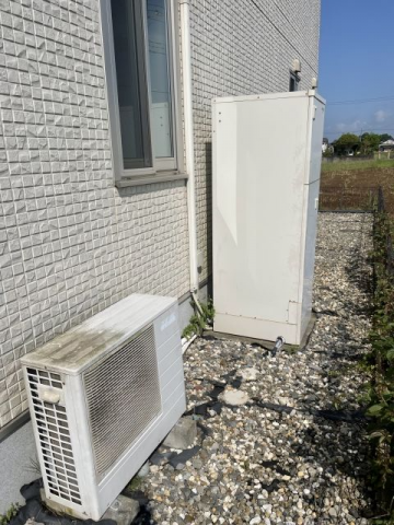 エコキュート交換工事　茨城県取手市　EQ37WFV-set - Before