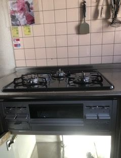 ビルトインガスコンロ交換工事　宮城県仙台市若林区　PKD-N34V-13A