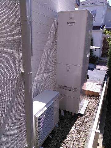 エコキュート交換工事　東京都町田市　HE-NS46KQS-koujiset - After