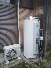 電気温水器交換工事　山口県山口市　SRG-375C
