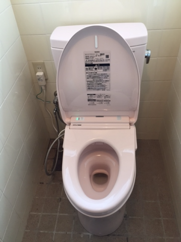 トイレ交換え工事　京都府京丹後市　GT-2450SAWX-2BL-set