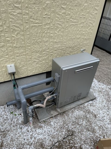 ガス給湯器交換工事　福岡県宗像市　GT-C2462SARX-2-BL-set-LPG