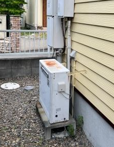 ガス給湯器交換工事　福島県いわき市　GT-C2462SARX-2-BL-set-LPG - Before