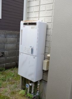 ガス給湯器交換工事　宮城県仙台市太白区　RUF-E2406SAW-set-13A - Before