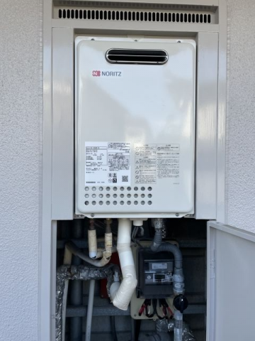 ガス給湯器交換工事　福岡県太宰府市　GQ-1626AWX-DX-BL-set-13A-L