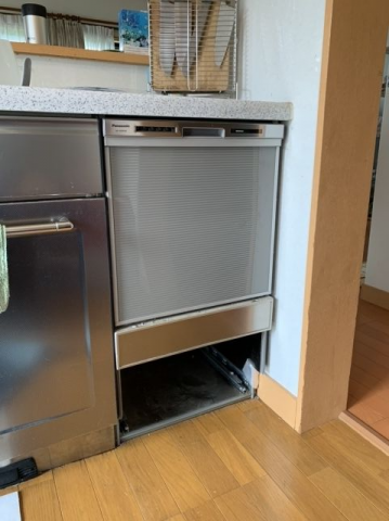 ビルトイン食洗機交換工事　静岡県裾野市　NP-45MS9S