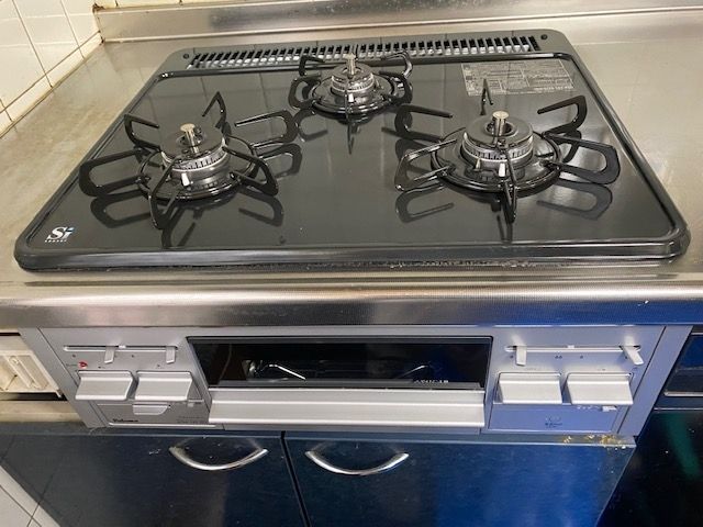 ビルトインガスコンロ交換工事　京都府京都市下京区　PKD-N34V-13A - After