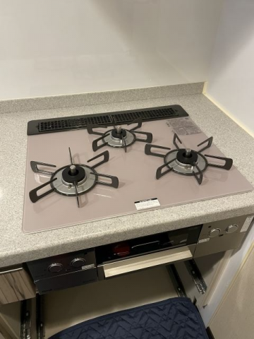 ビルトインガスコンロ交換工事　大阪府大阪市中央区　RHS31W32L24RSTW-13A - After