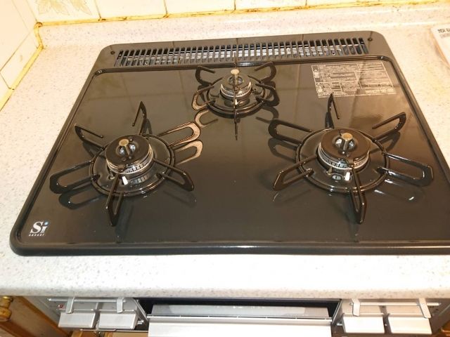 ビルトインガスコンロ交換工事　東京都目黒区　PKD-N34V-13A - After