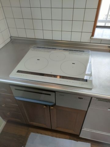 IHクッキングヒーター交換工事　東京都東村山市　HT-M8STF-S